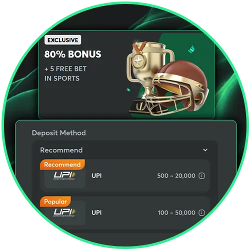 Activate the BC Game sports bonus to get extra funds and free bets.